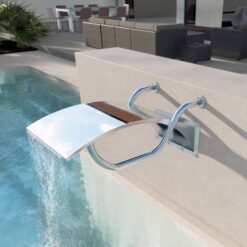 Cascata para piscina em Aço Inox Níagara